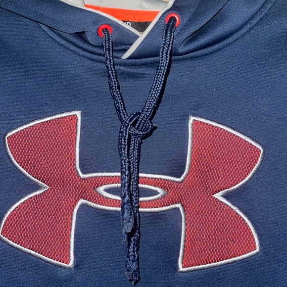 Under Armour Hoodie Youth Small Navy Blue - Picture 3 of 6